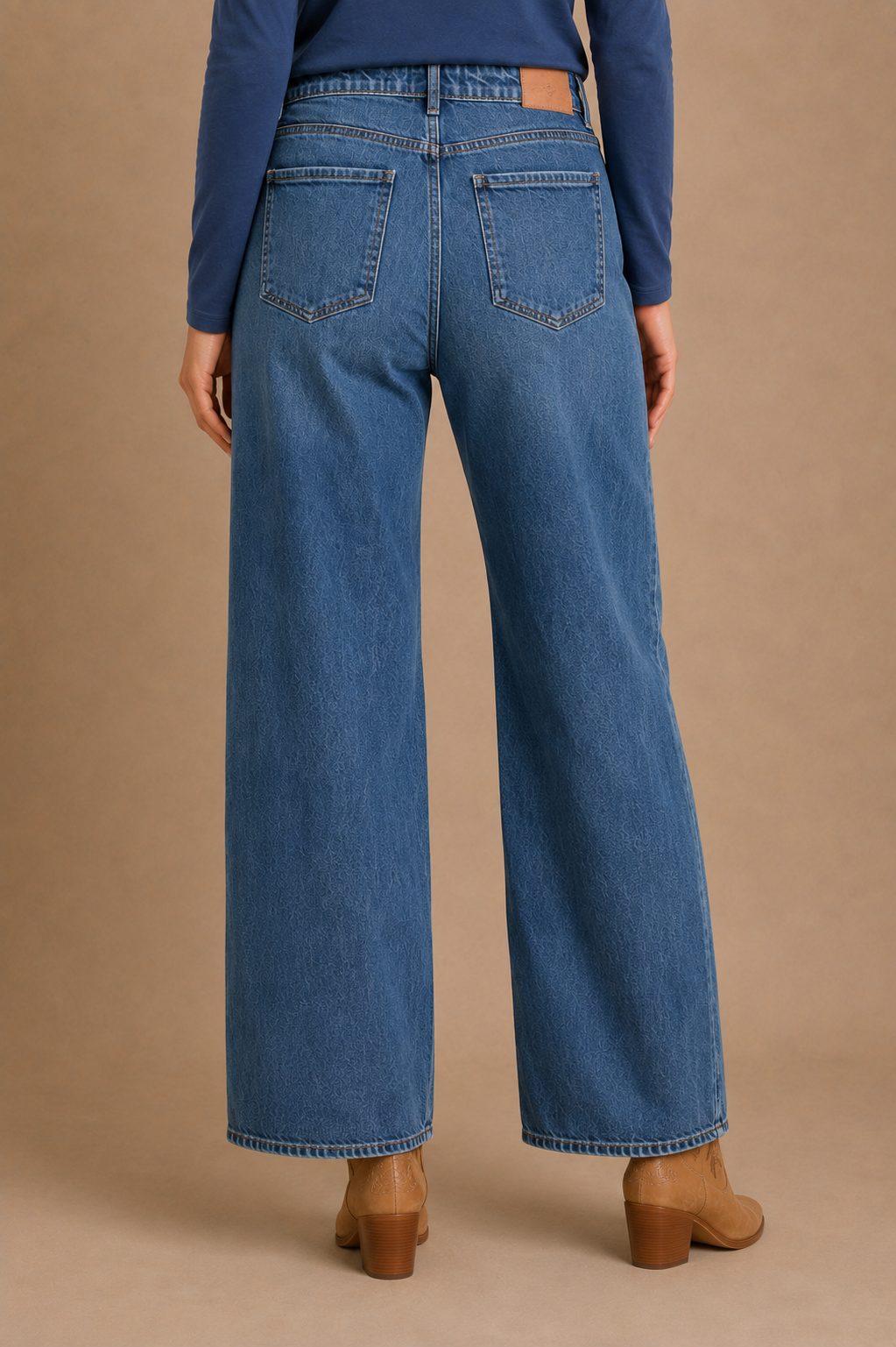 Le jean large | Modèle Lily