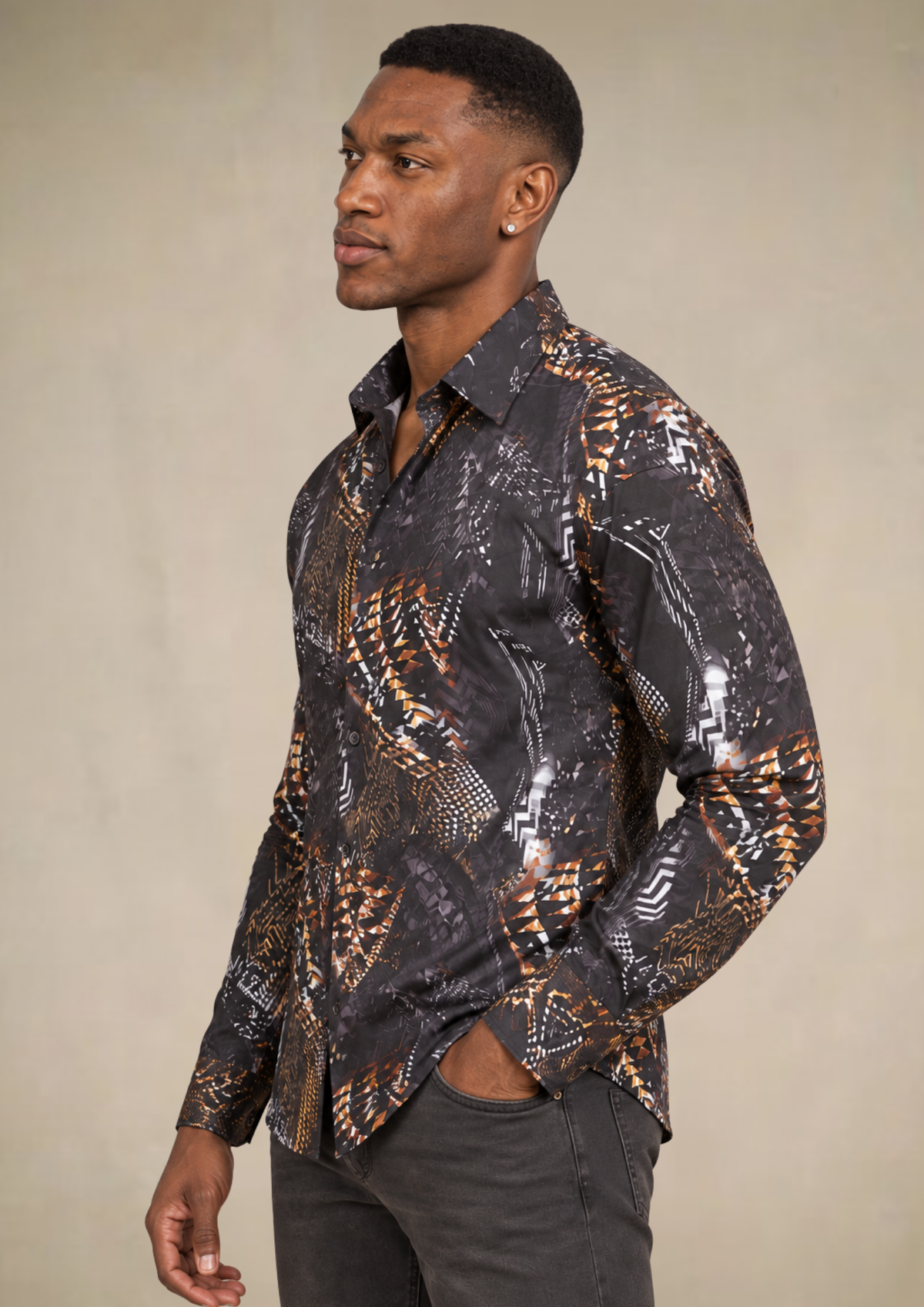 La chemise douce à motifs