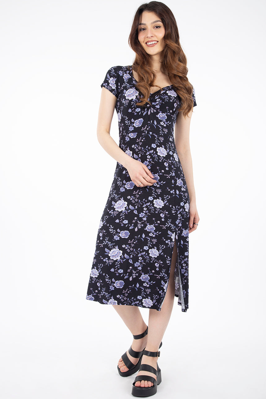 Floral midi dress