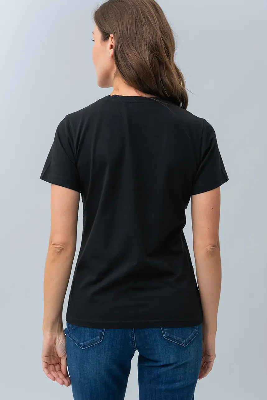 Le t-shirt basique col rond