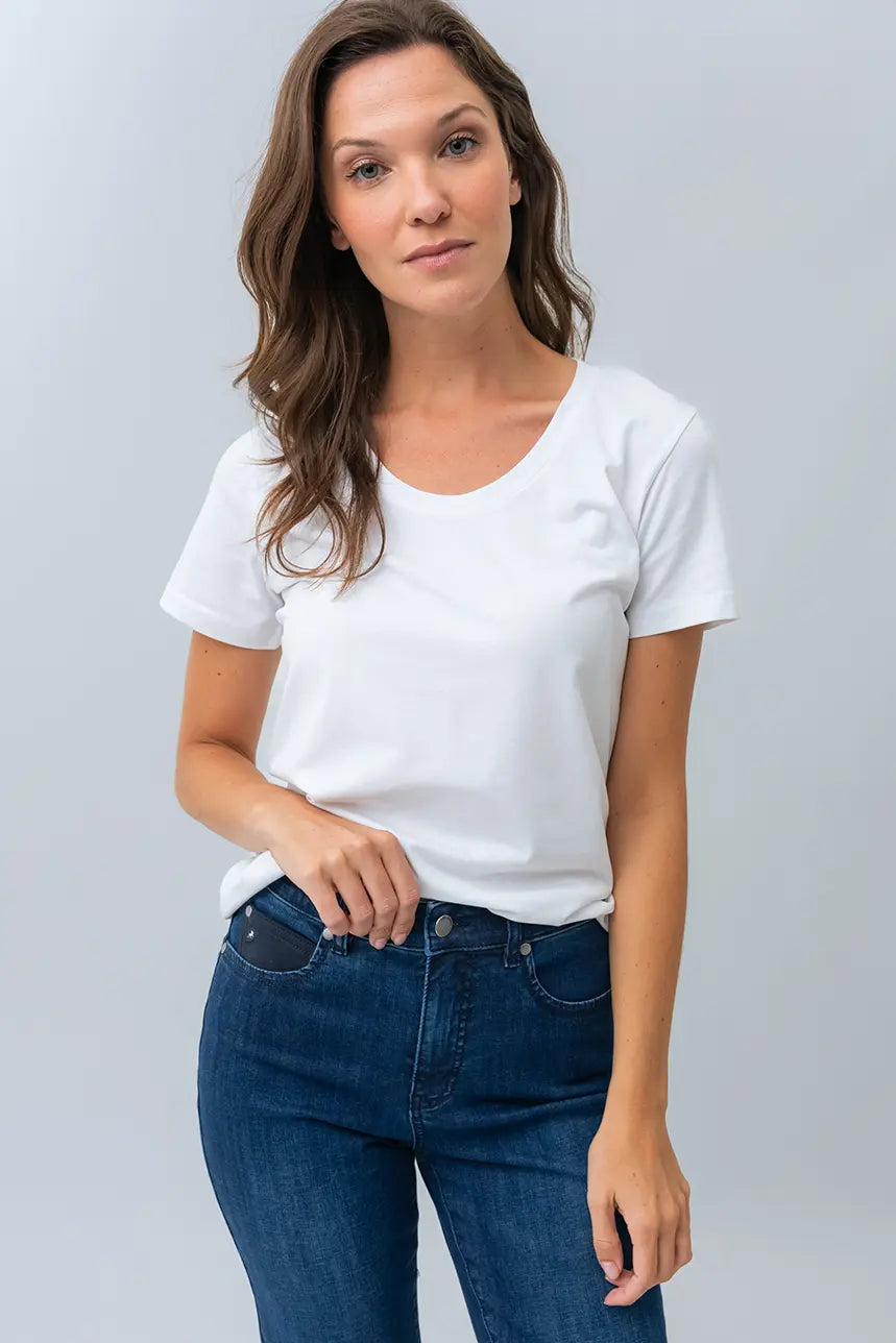 Le t-shirt basique col rond