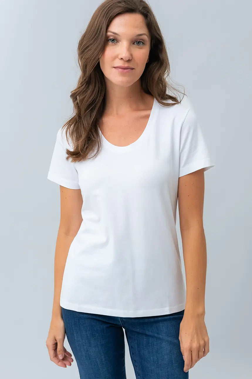 Le t-shirt basique col rond