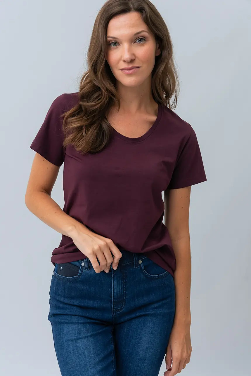 Le t-shirt basique col rond