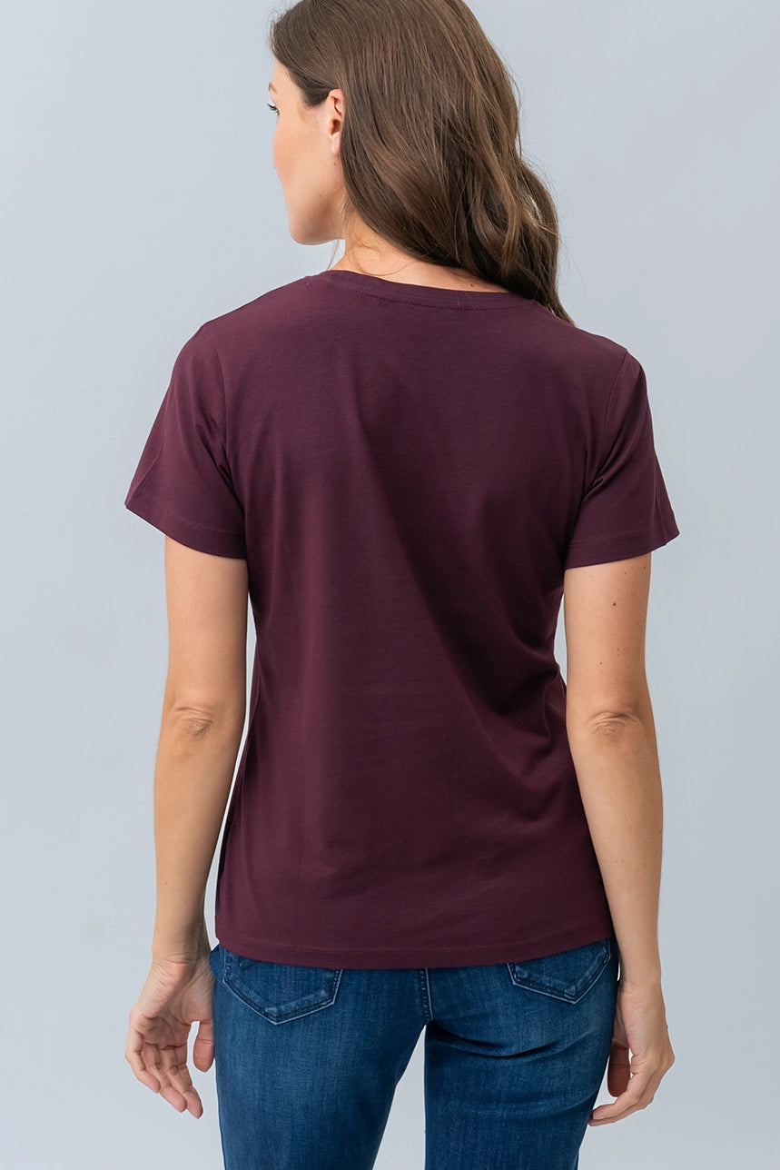 Le t-shirt basique col rond