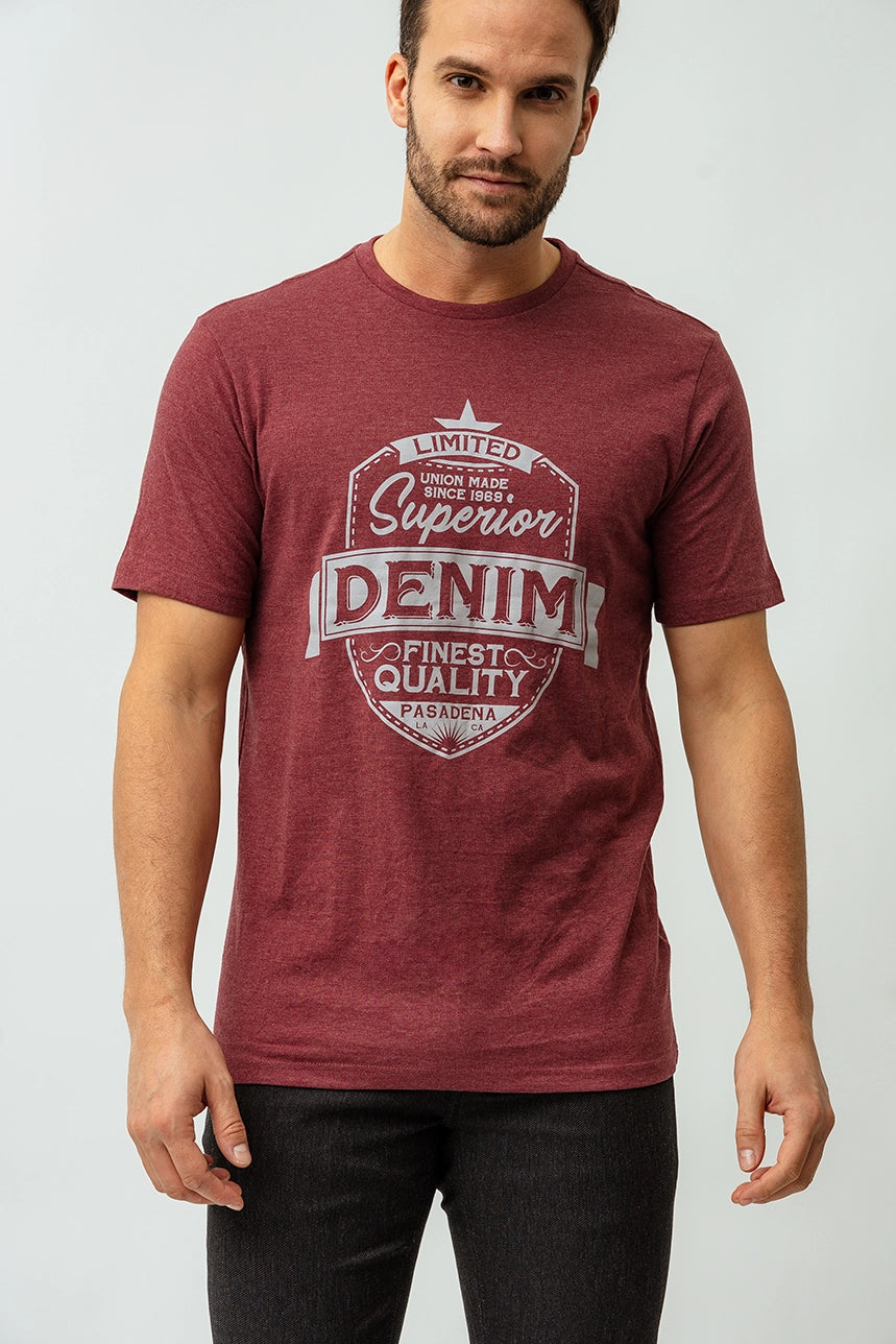 The “Superior Denim” printed t-shirt