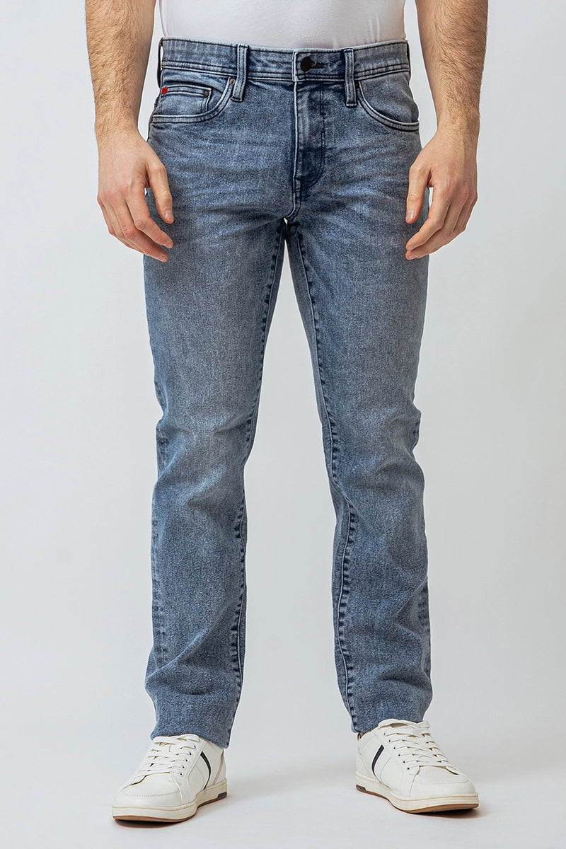 Jean Homme Lucky Brand - Taille 40/32 - Bleu Denim Délavé Vintage - Coupe Droite - Très Bon état