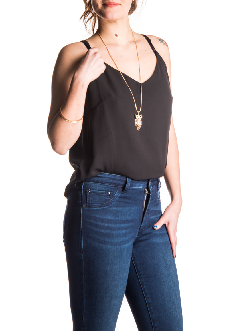 Pentagon Camisole with Thin Straps