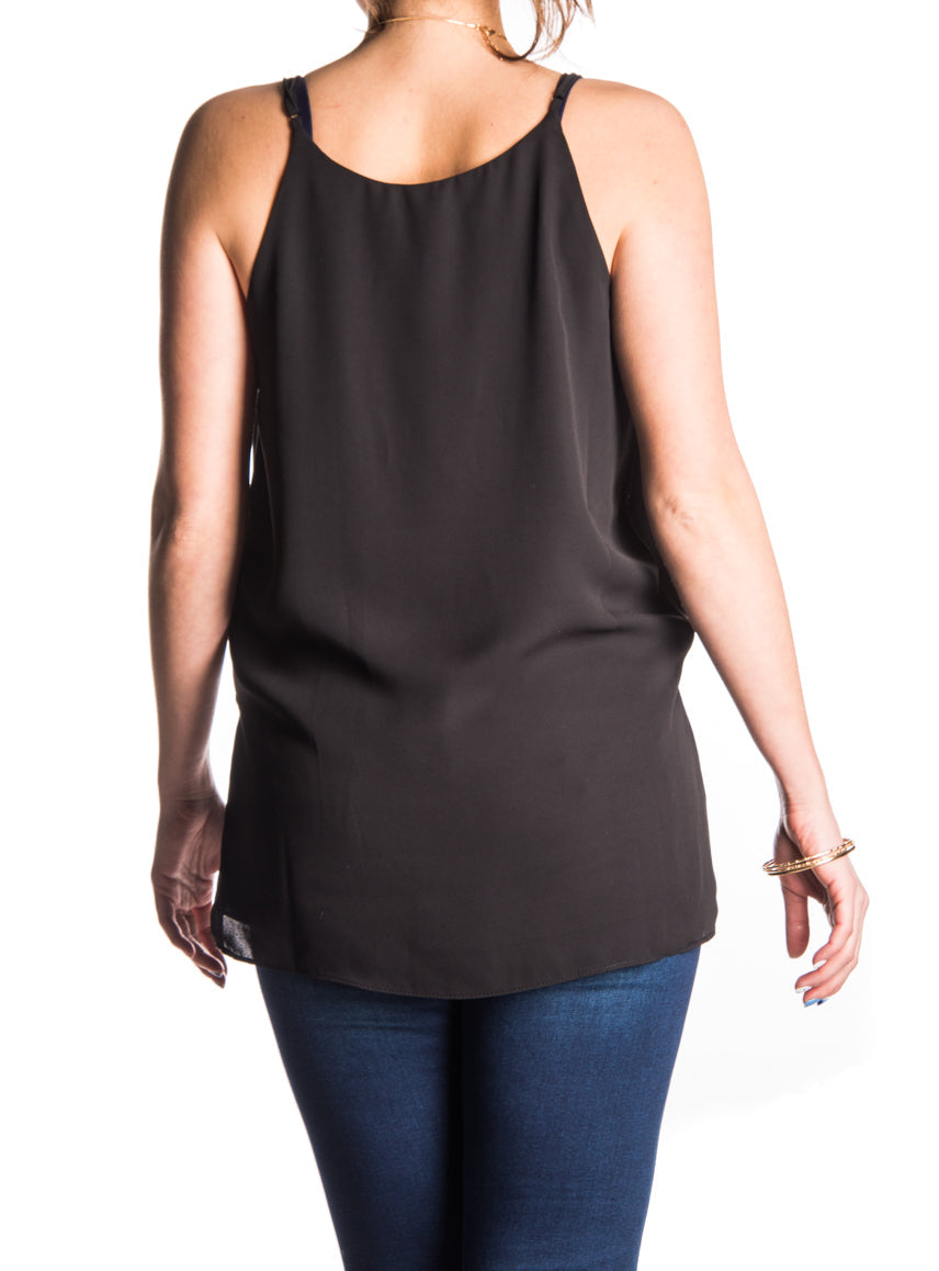 Pentagon Camisole with Thin Straps