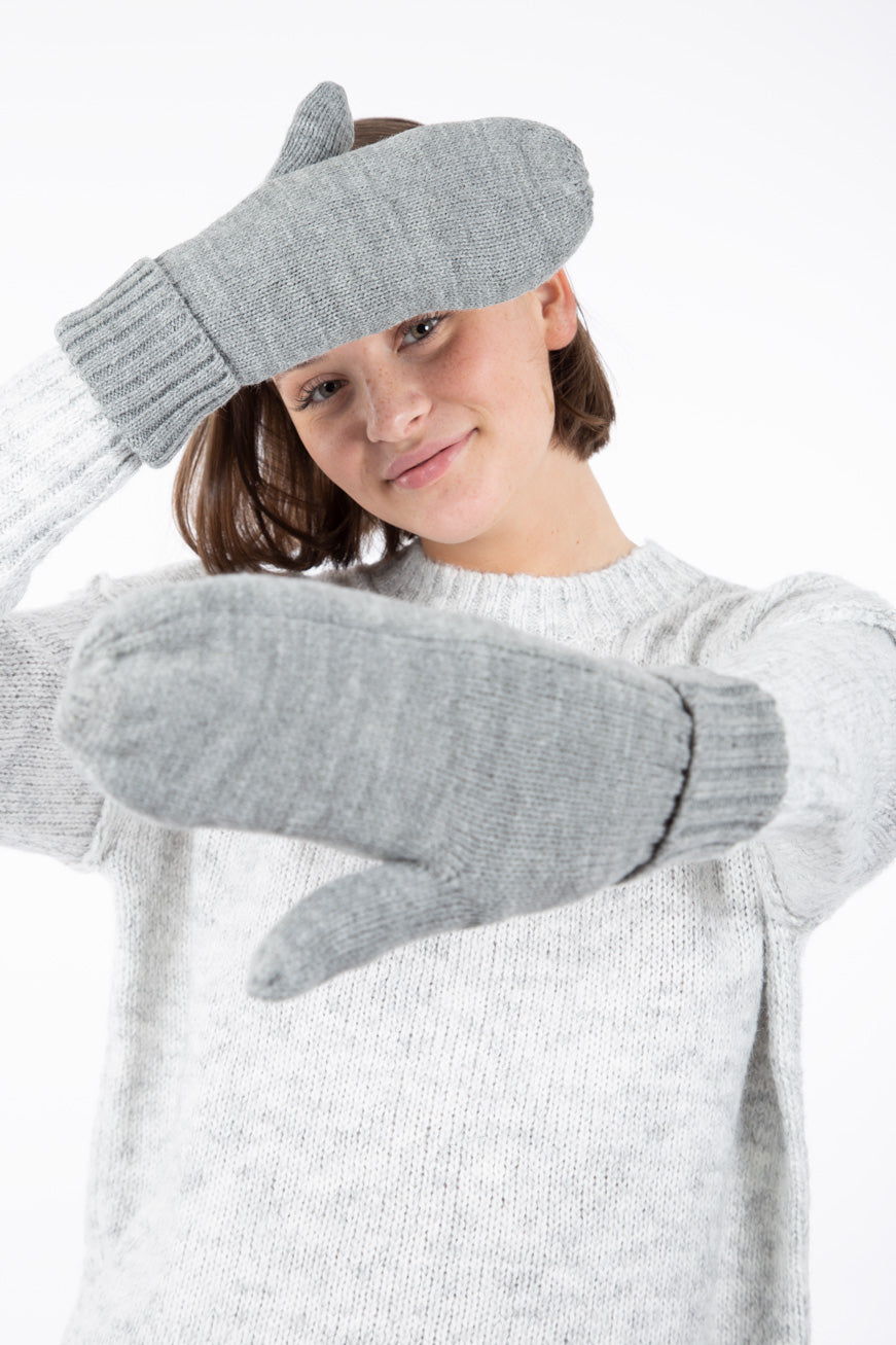 Lined Knit Mitten | 2 Colors