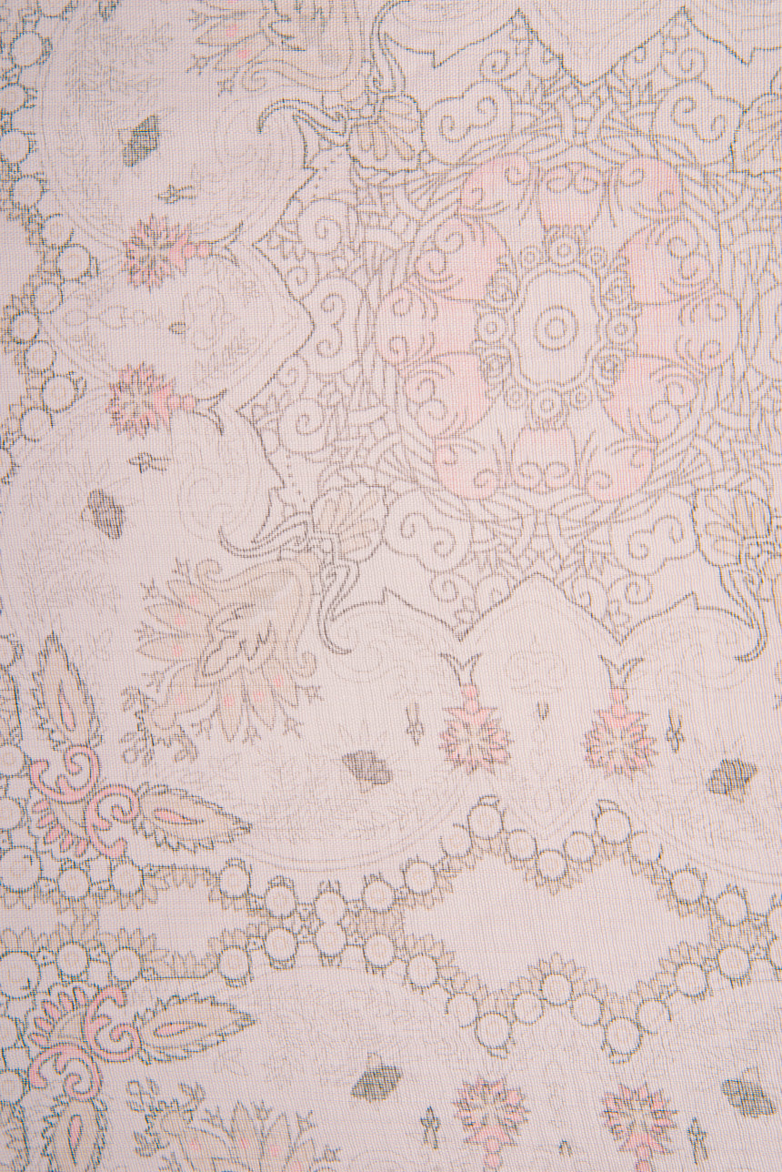 Mandala print scarf
