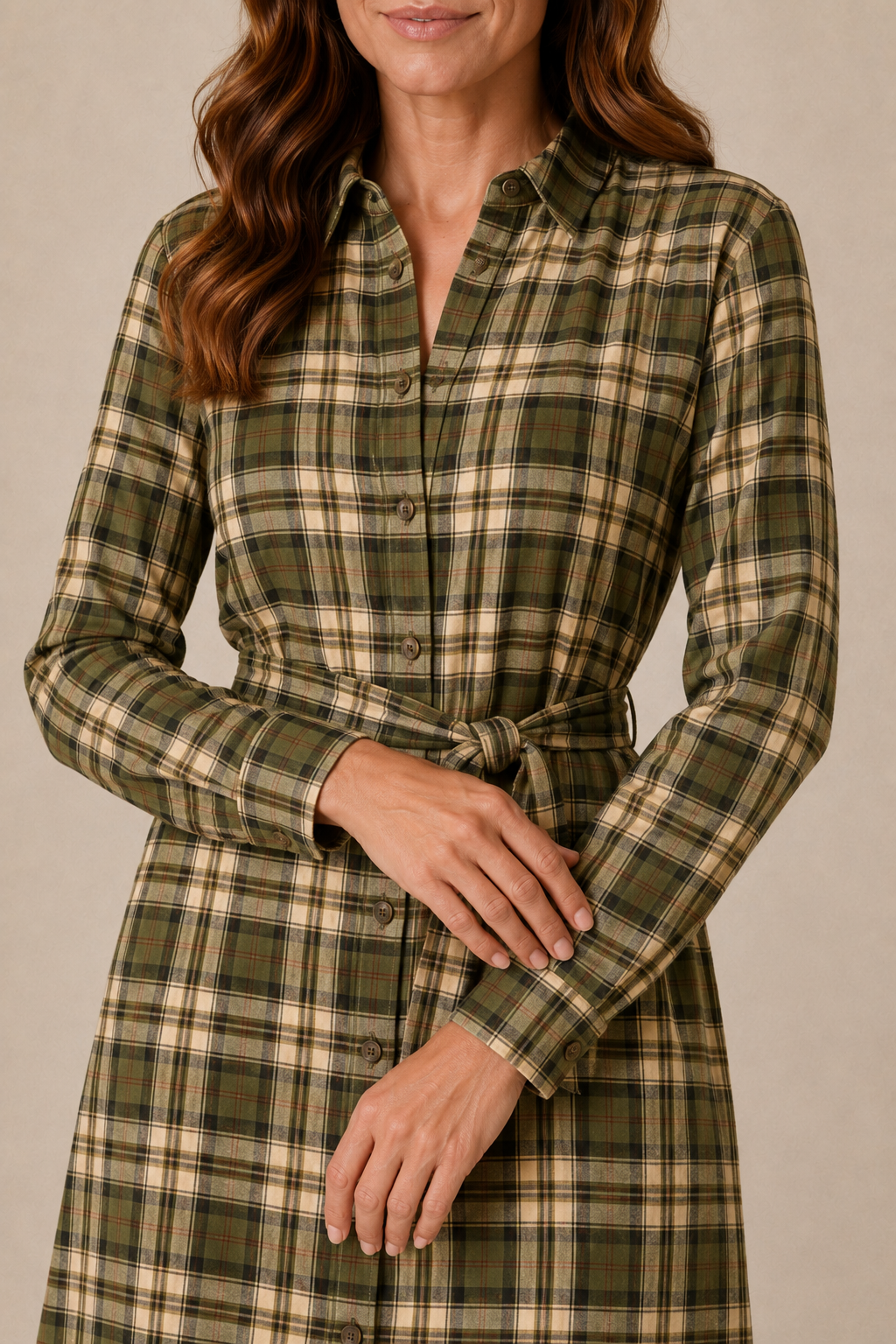 La robe chemise à carreaux