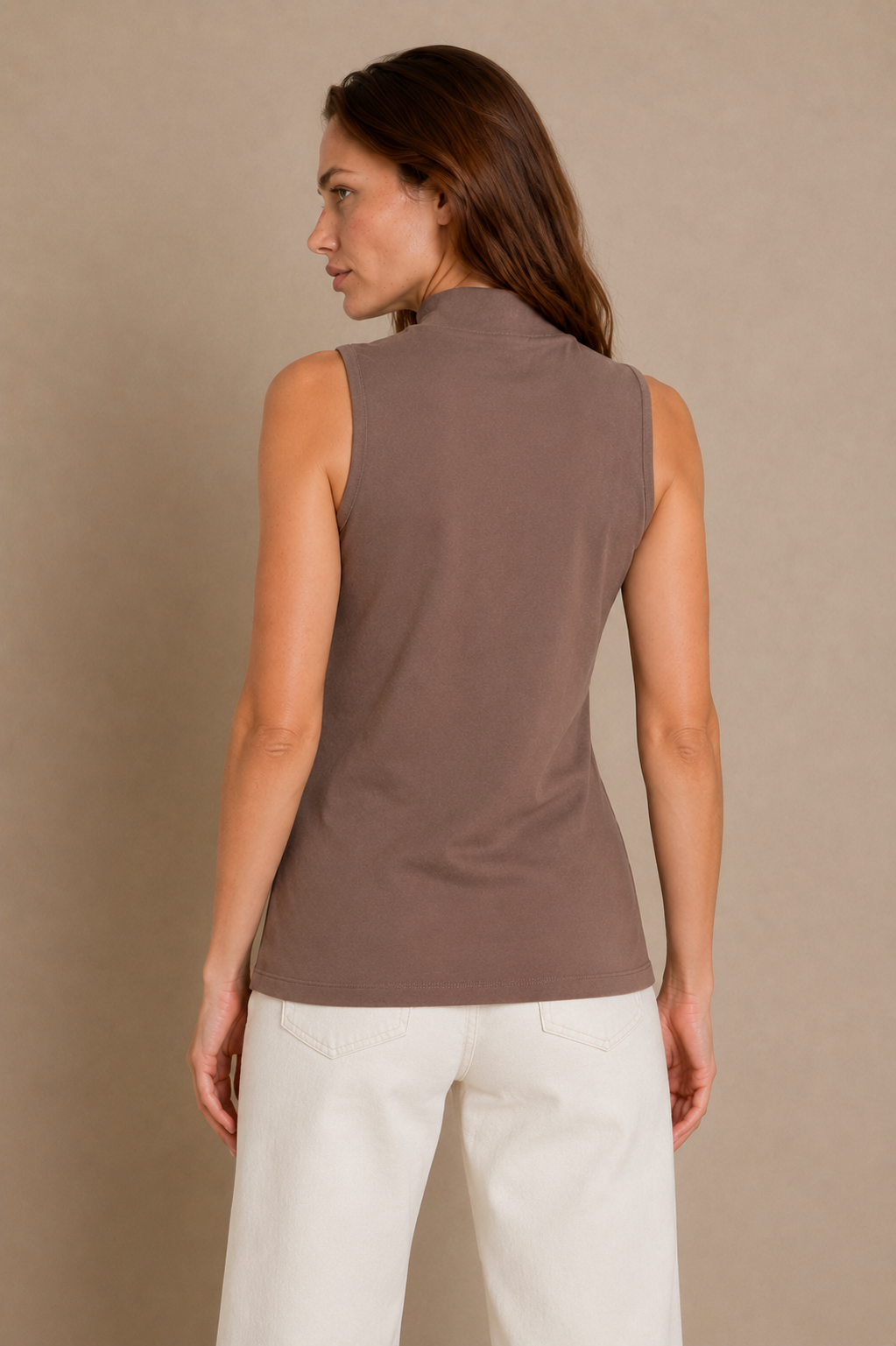 La camisole à col montant ultra douce