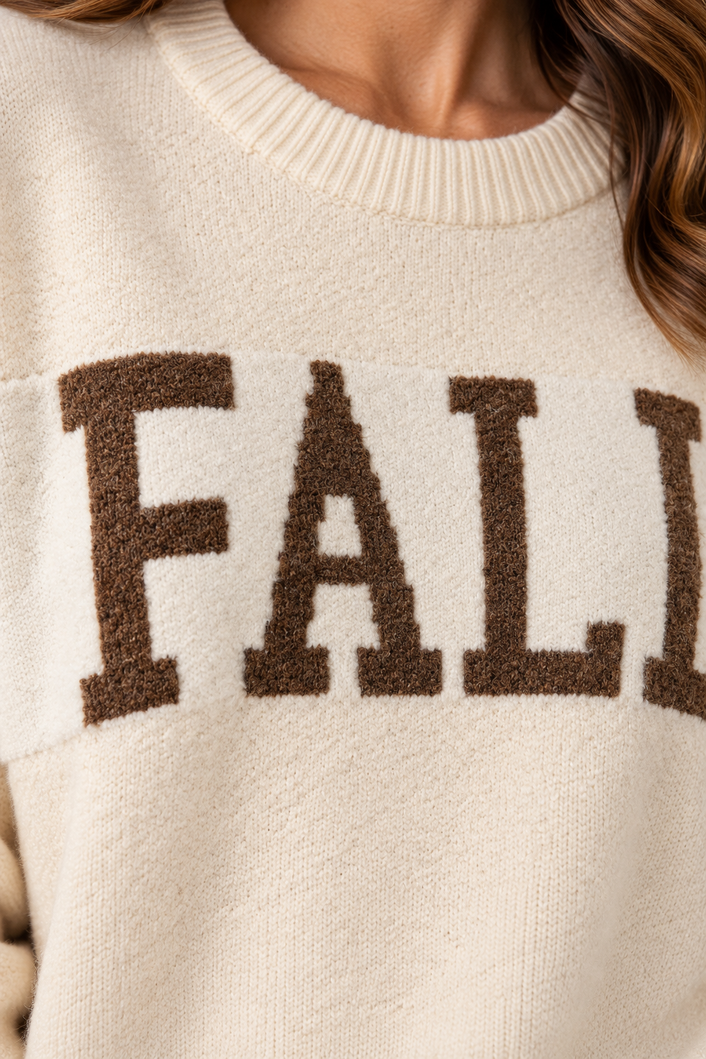 Le chandail en tricot graphique