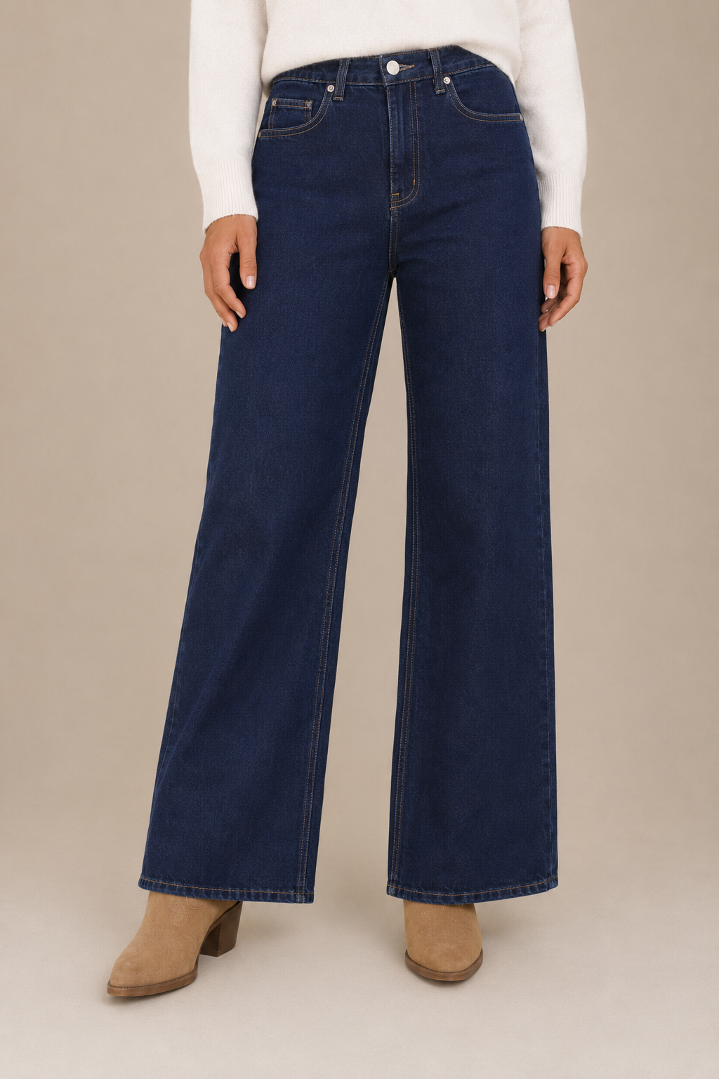Le jean large | Modèle Lily