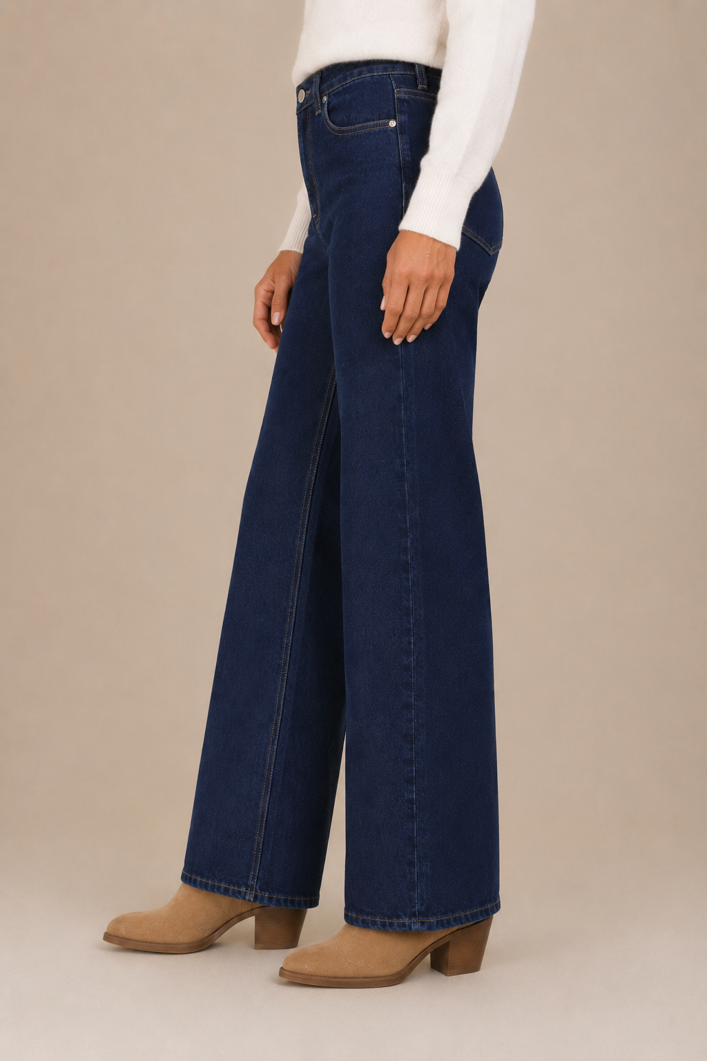 Le jean large | Modèle Lily