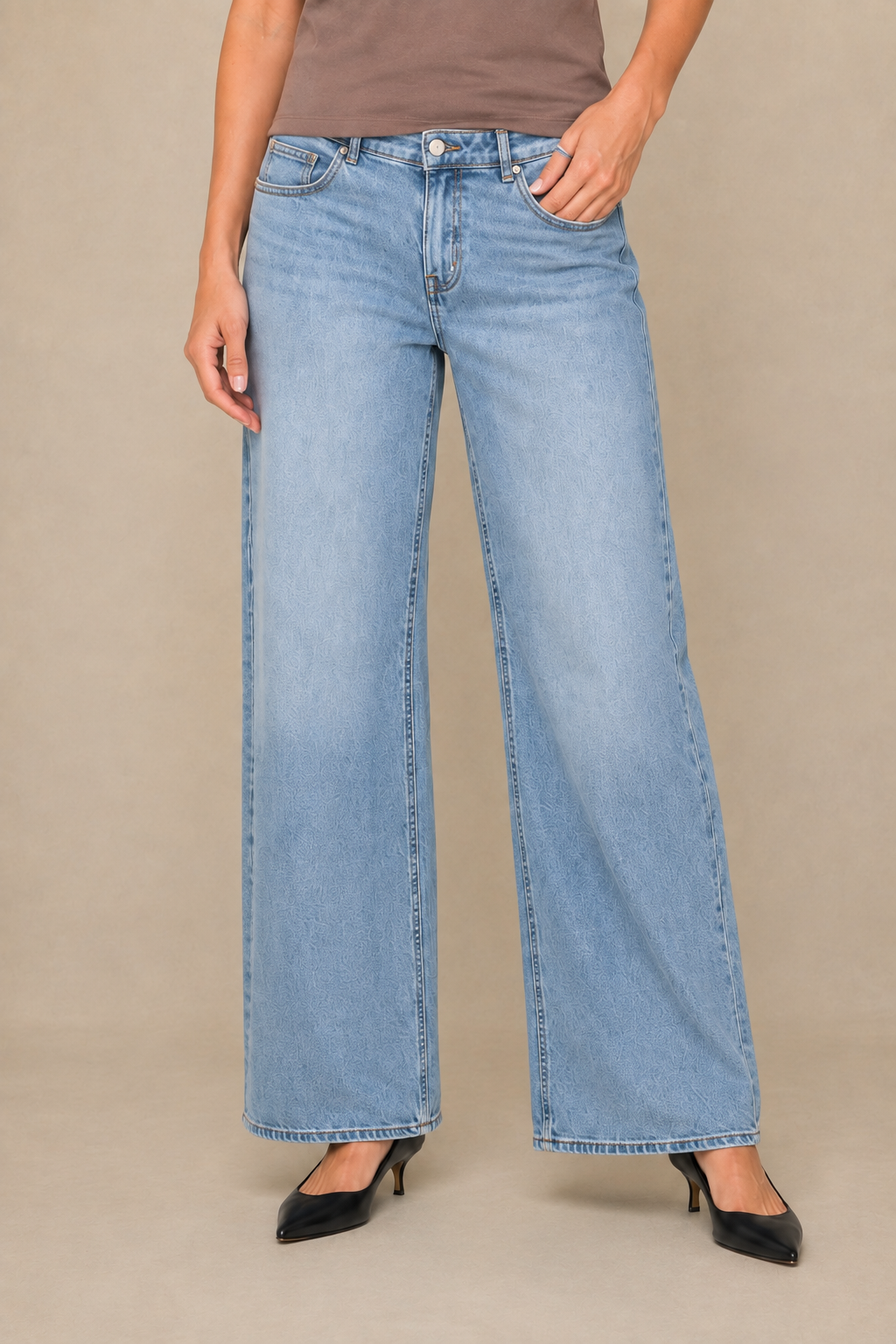 Le jean large | Modèle Lily
