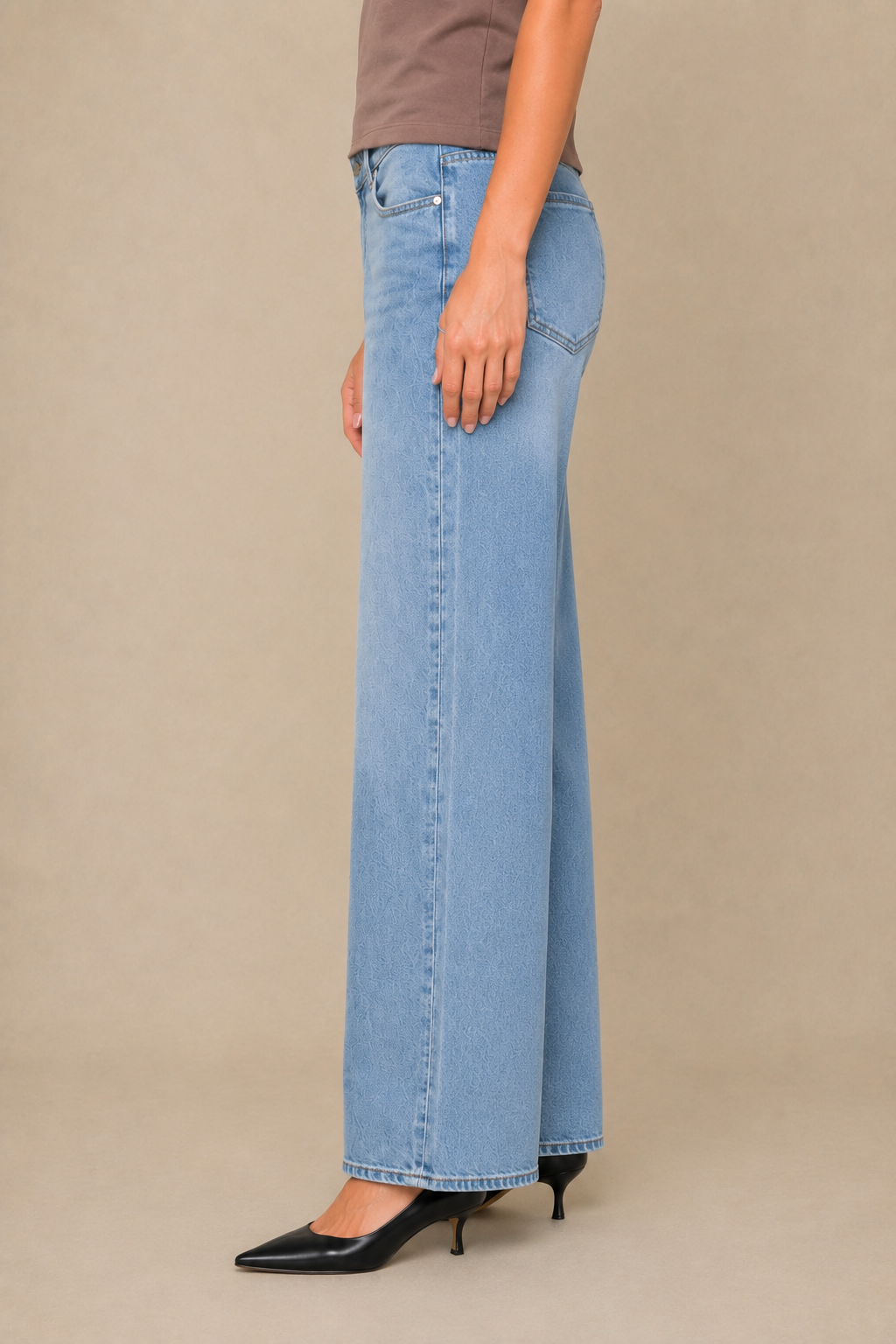 Le jean large | Modèle Lily