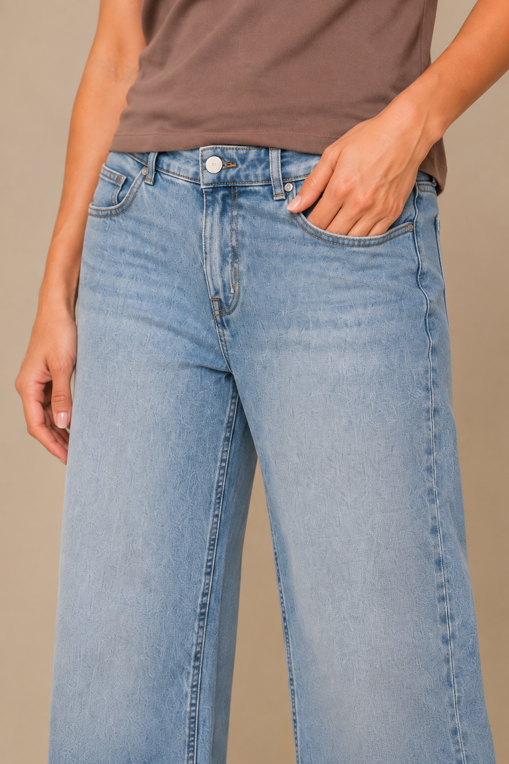 Le jean large | Modèle Lily