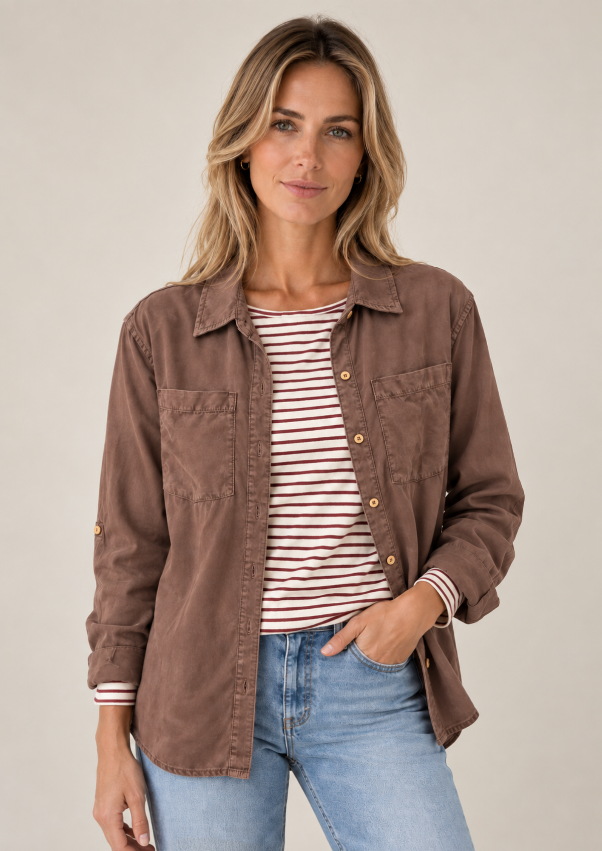 La chemise en tencel douce
