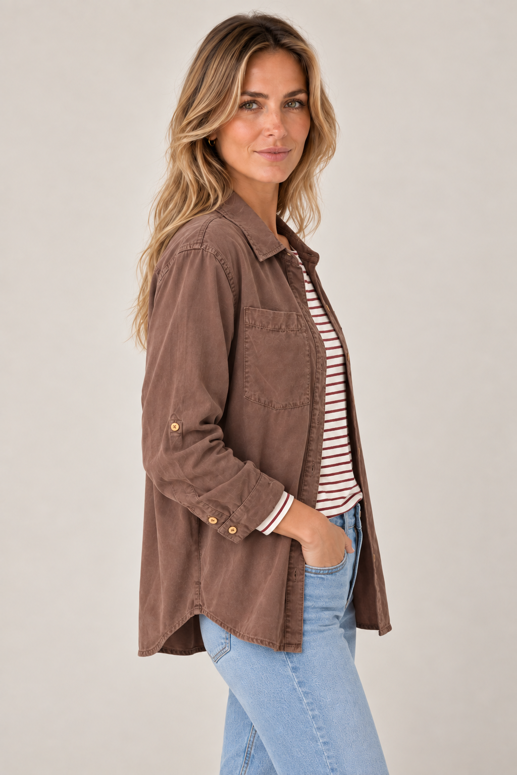 La chemise en tencel douce