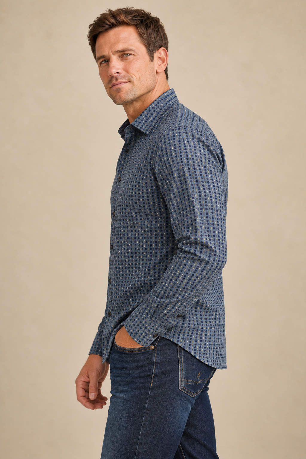 La chemise à motifs Pentagone