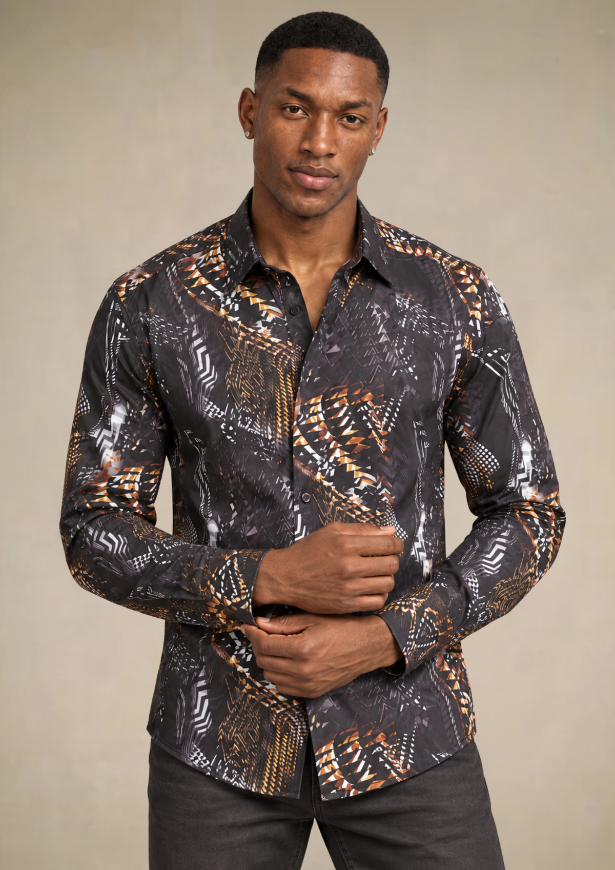 La chemise douce à motifs