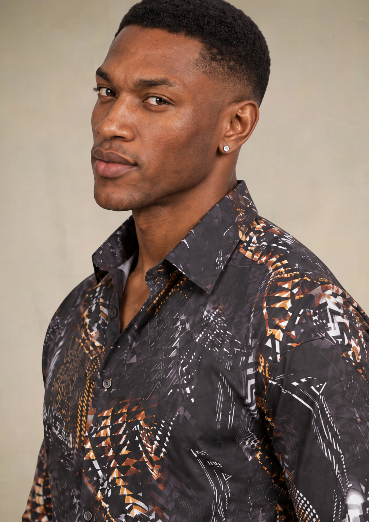 La chemise douce à motifs