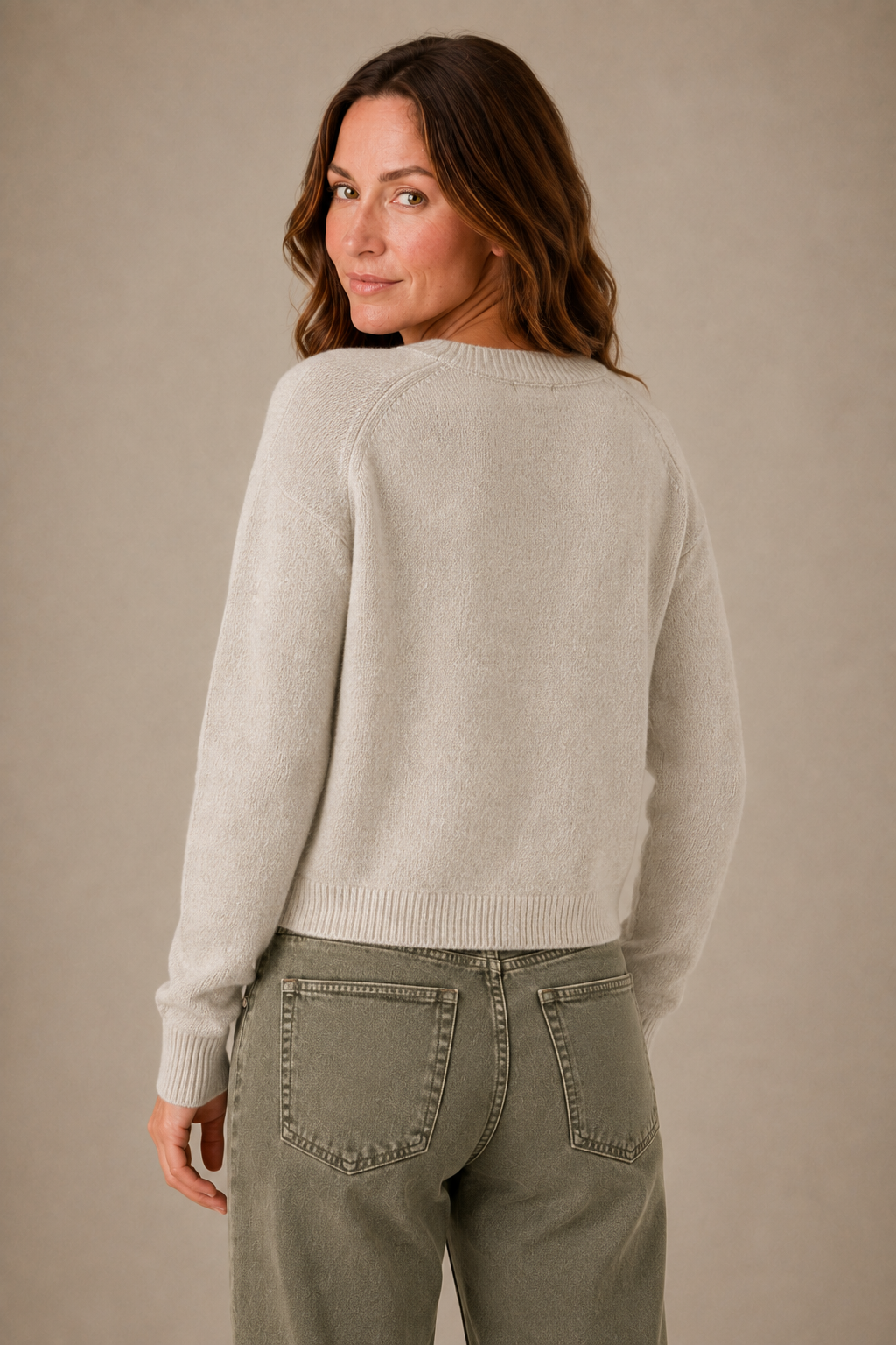 Le cardigan classique à poches