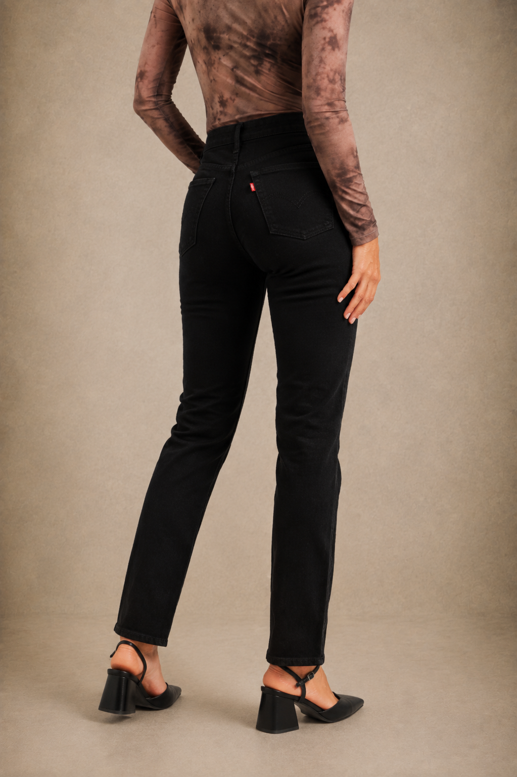 Levi's Black Straight-Leg Jeans | 314 Style
