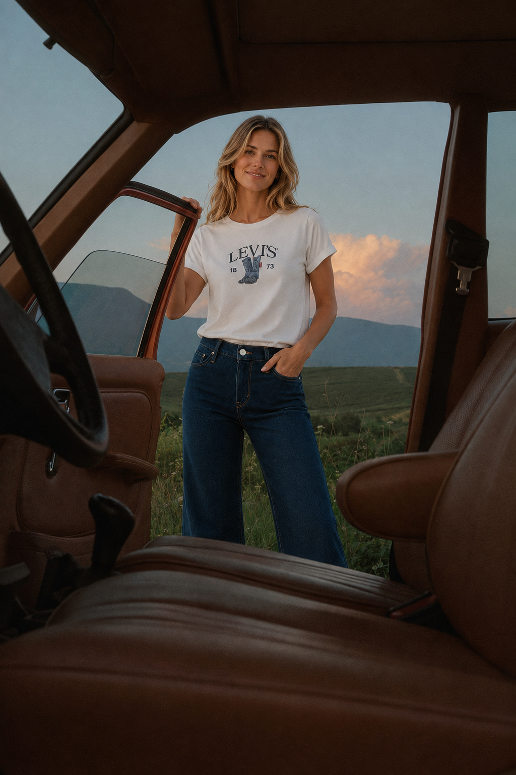 Le t-shirt cowgirl de Levi's