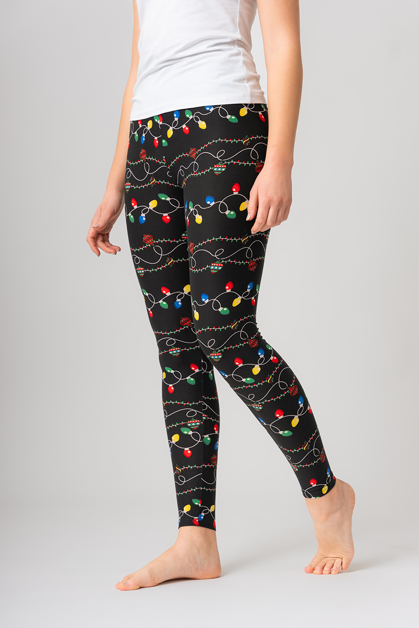 Le legging ultra doux lumieres de Noel
