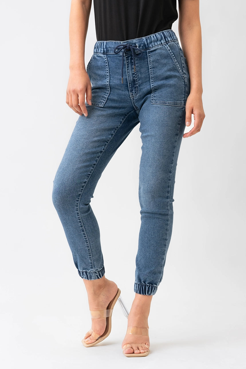 Jeans jogging femme hotsell