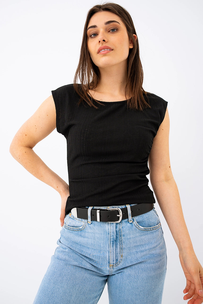 The plain gathered t-shirt
