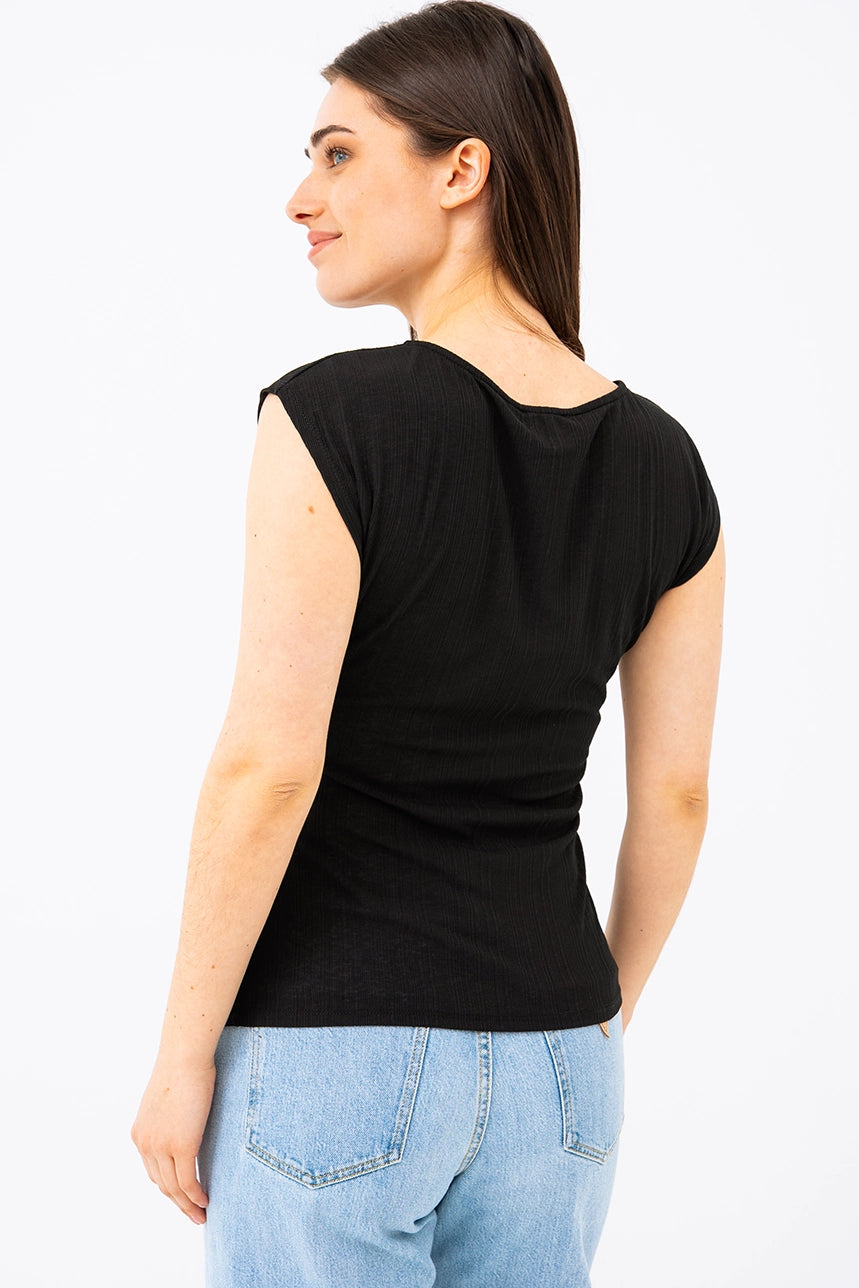 The plain gathered t-shirt