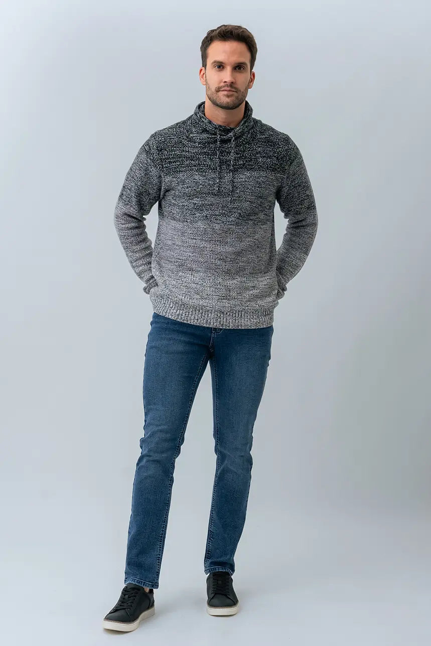 Le jeans bleu ajuste Modele Kirouac