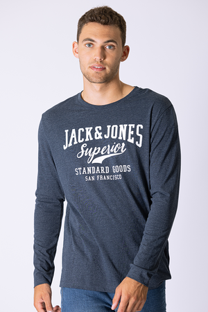 T-shirt manches longues inscriptions graphiques | Jack & Jones | 2 couleurs