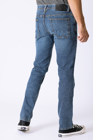 Jeans droit coutures contrastes | Modèle Baru | Projek Raw