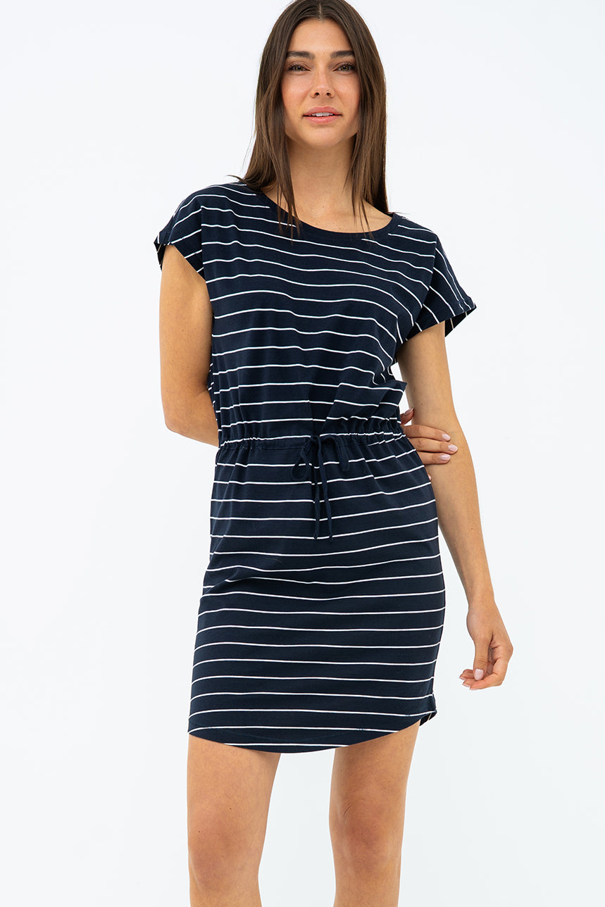 The fitted waist t-shirt dress by Only