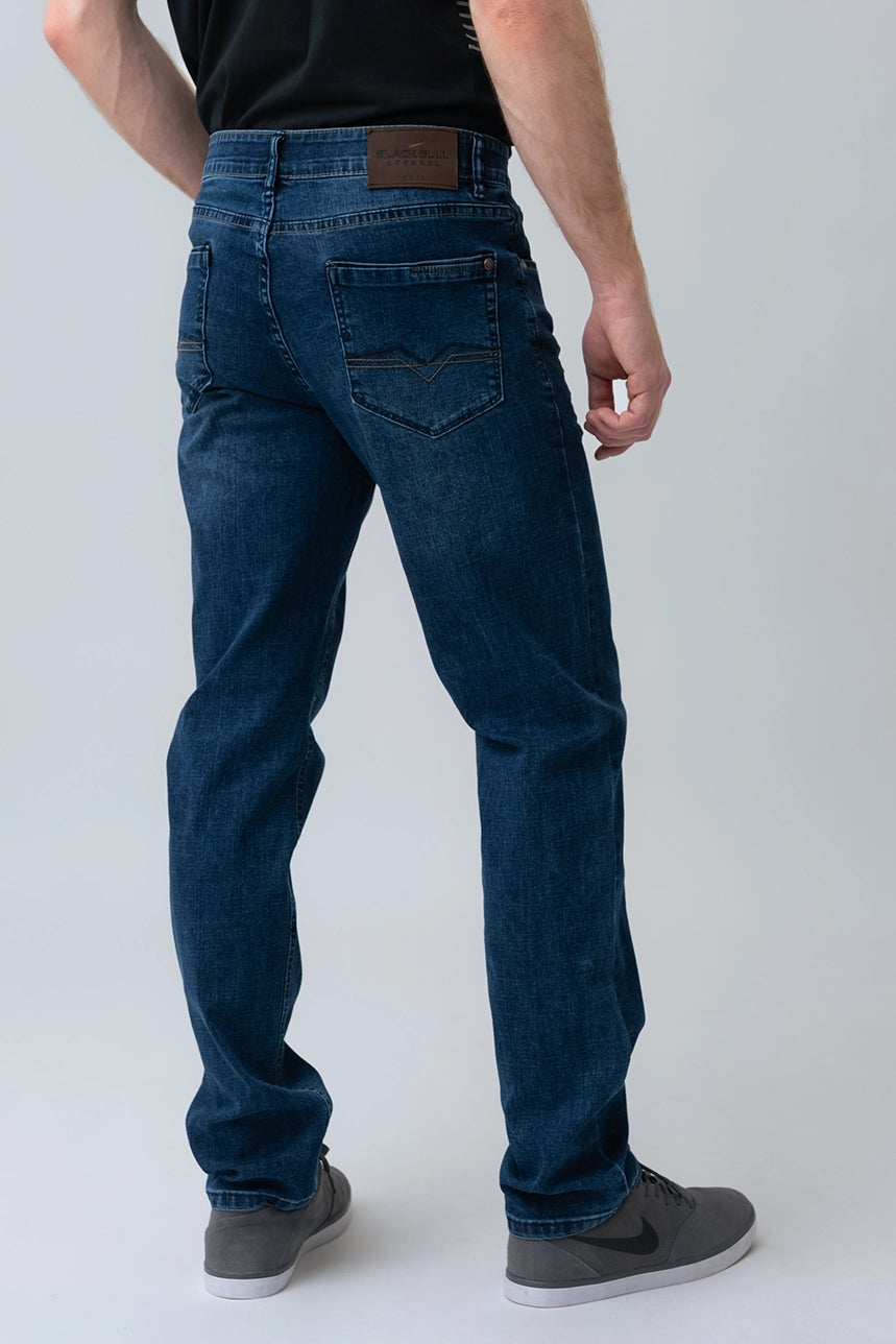 Le jeans fonce taille basse Modele Sam jeans shinny jeans homme Boutique le Pentagone