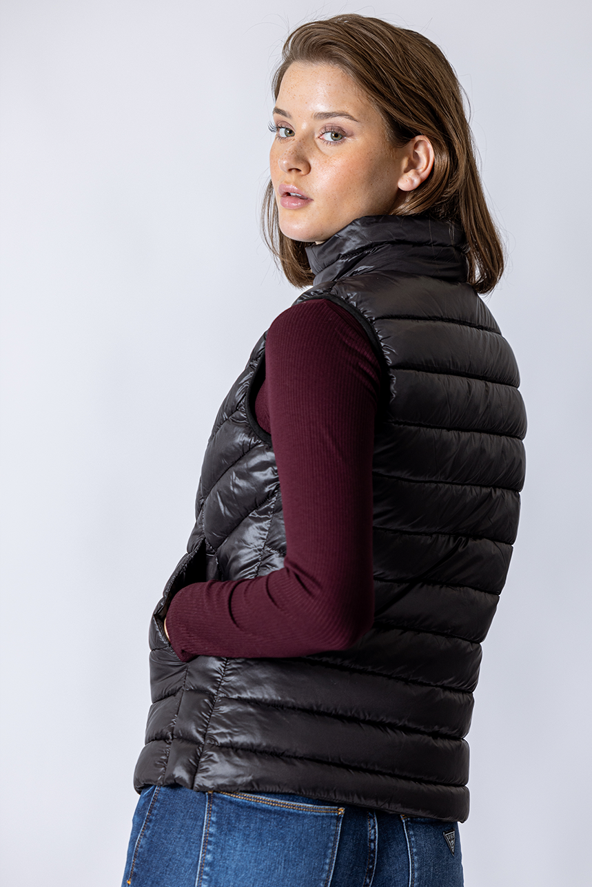 Gilet Sans Manches En Polaire Doux Pour Femme - Coupe Classique, Boutons, Poches, Couleur Unie, Décontracté Et élégant - 2