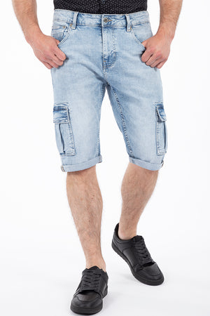 Bermuda cargo en jean | DML Jeans | 2 couleurs