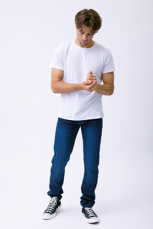Le jeans droit taille régulière | Modèle Tremblay