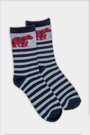 Various printed socks