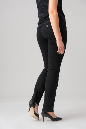 Le jeans noir droit | Modèle Sexy straight