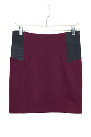 Straight skirt with elastics | 2 colors