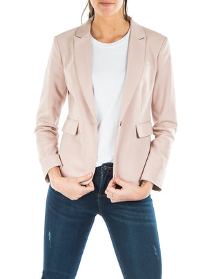 Structured blazer | Plain pink or with floral pattern