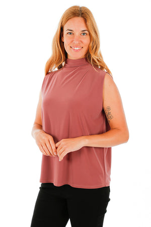 Camisole ample col montant | 2 couleurs