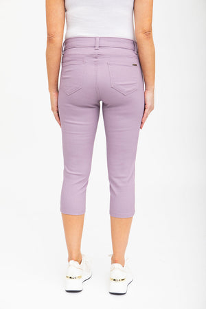 Capri en jean coloré taille régulière | 6 couleurs