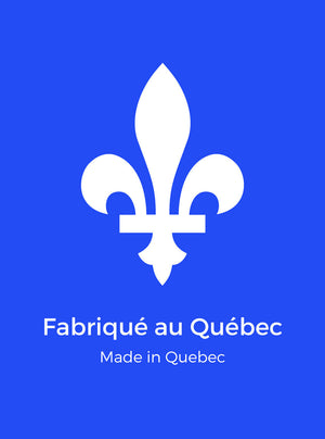 Robe avec manches en similicuir | Fabriquée au Québec