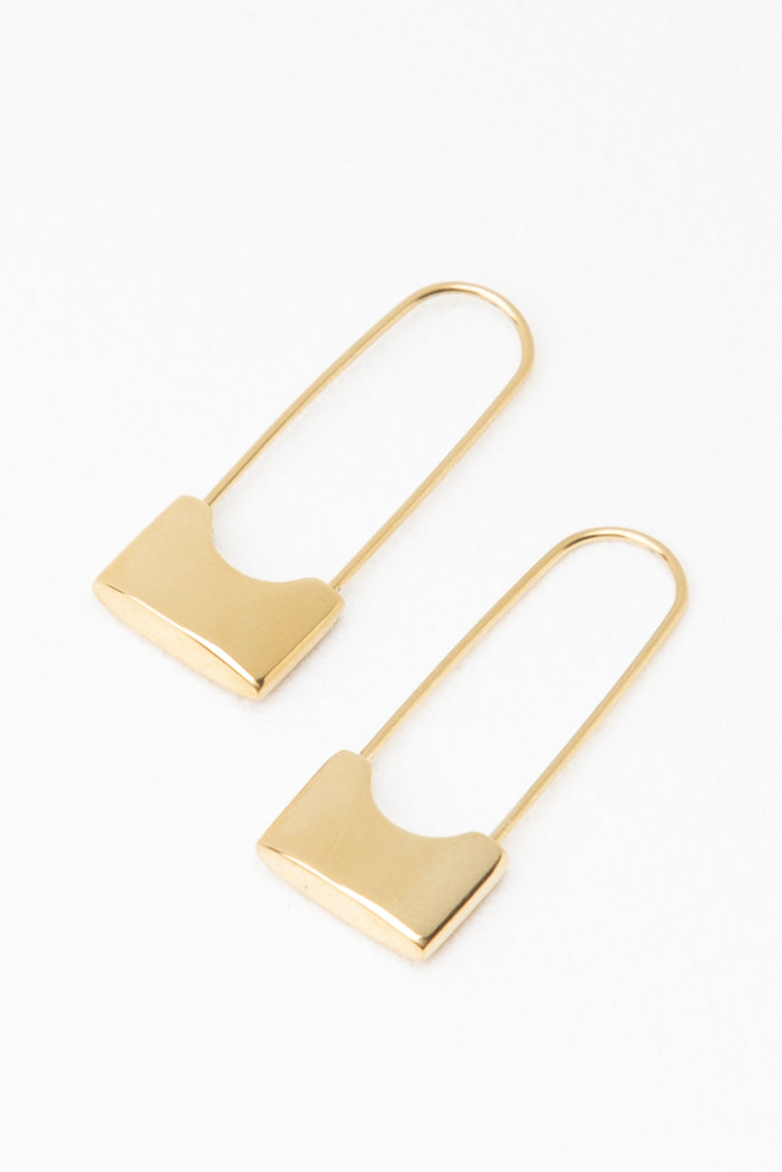 Safety pin earrings | 2 colors
